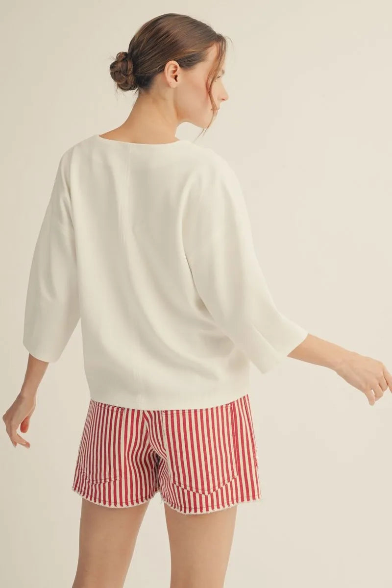 Jodifl Off White Top