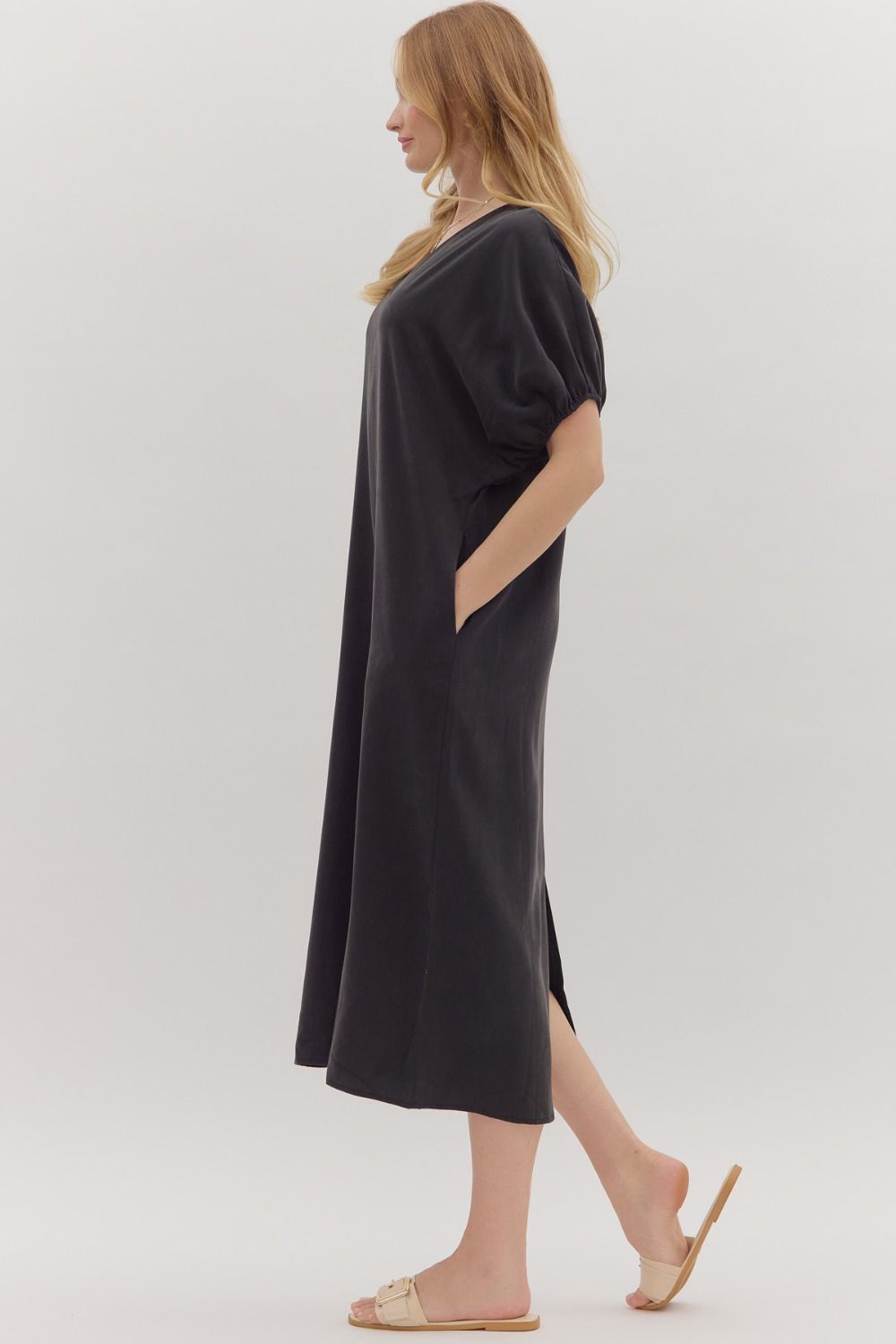 Entro Black Maxi Dress