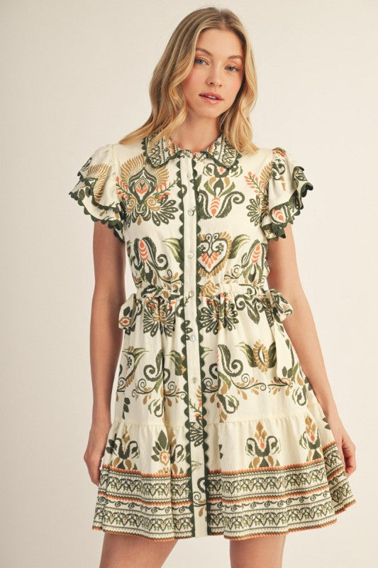 Jodifl Sweet Olive Dress