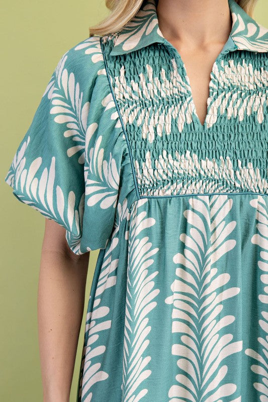 GiGio by Umgee Dusty Mint Maxi Dress Plus