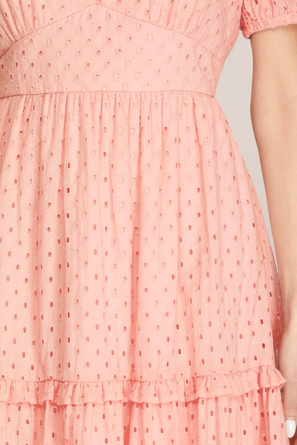 She + Sky Rose Eyelet Dress
