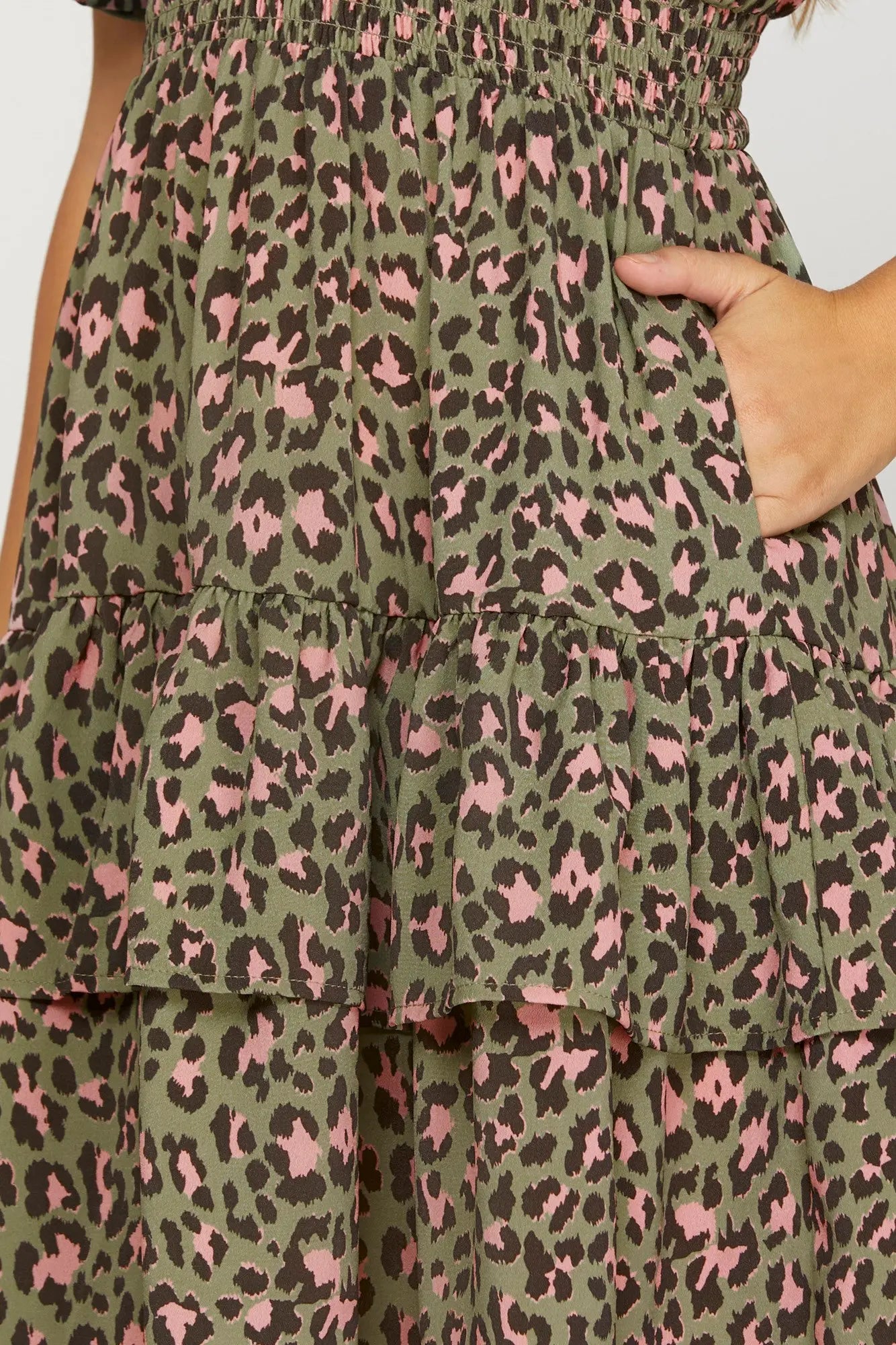 She + Sky Leopard Print Dress