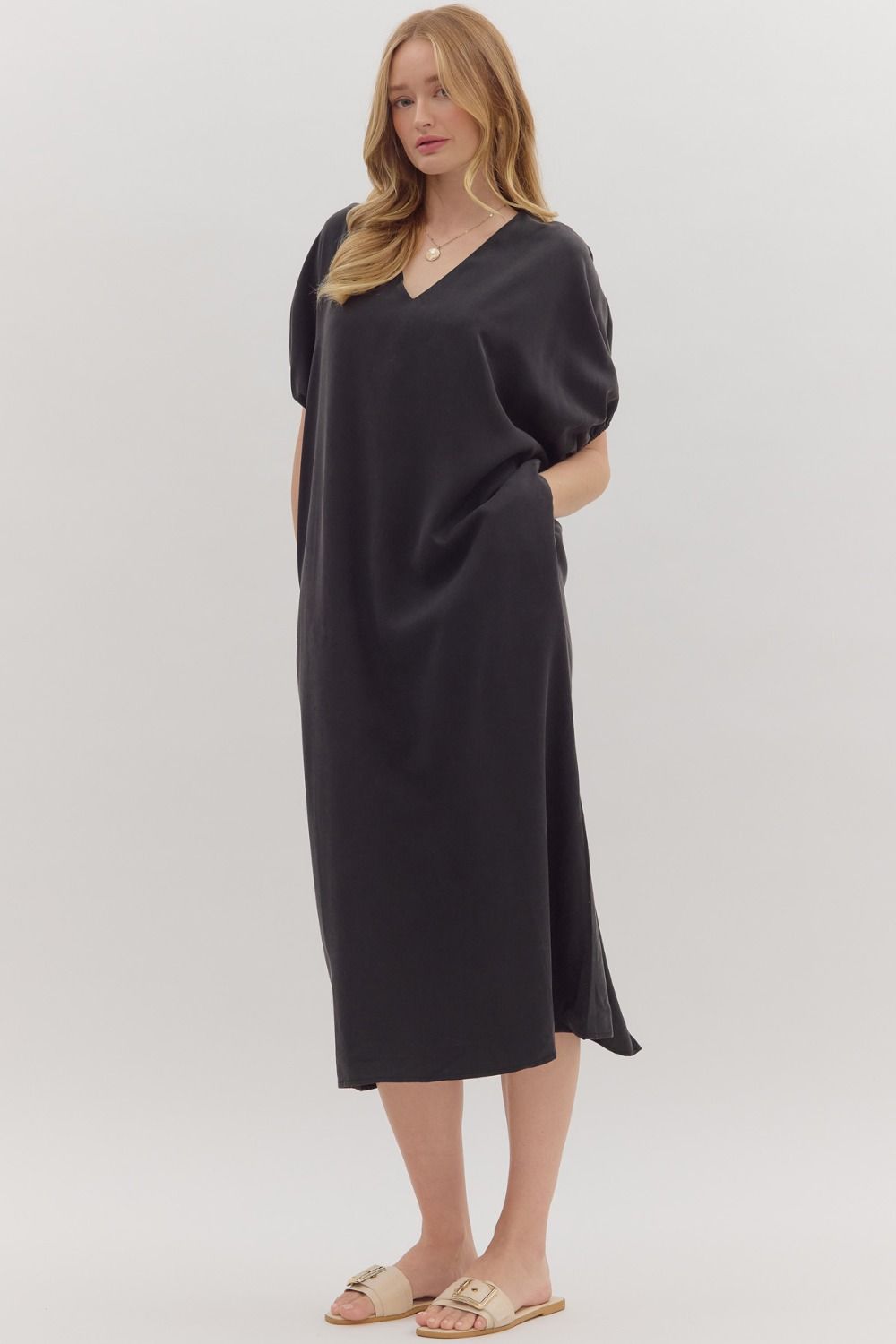 Entro Black Maxi Dress