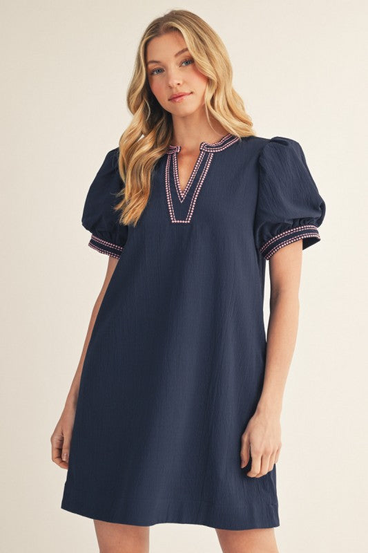 Jodifl Navy with Pink detail
