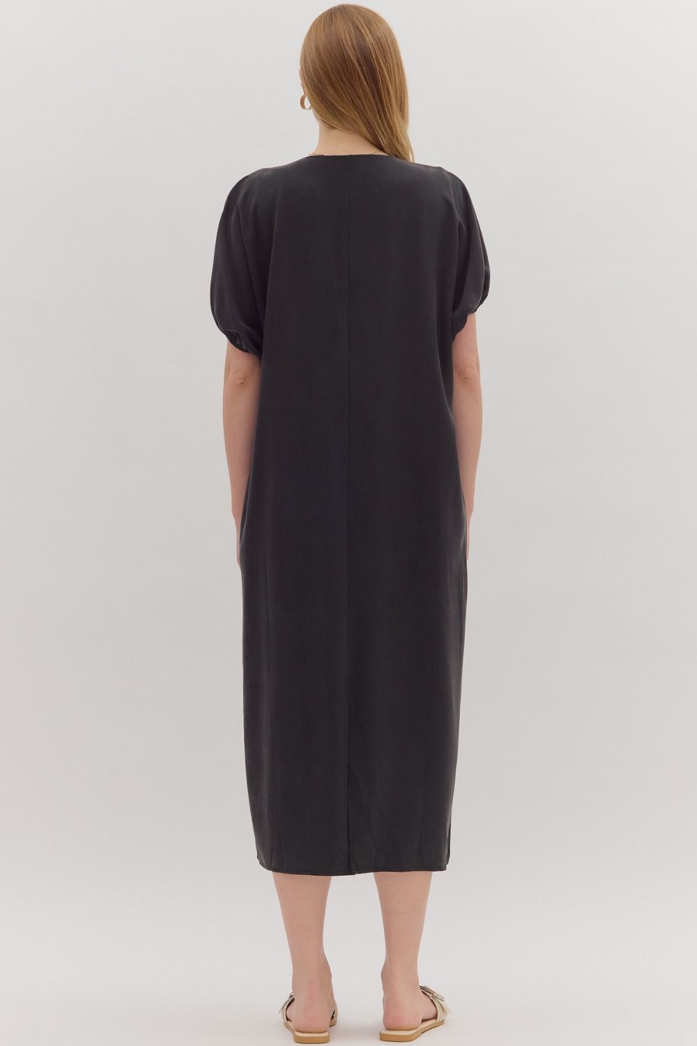 Entro Black Maxi Dress