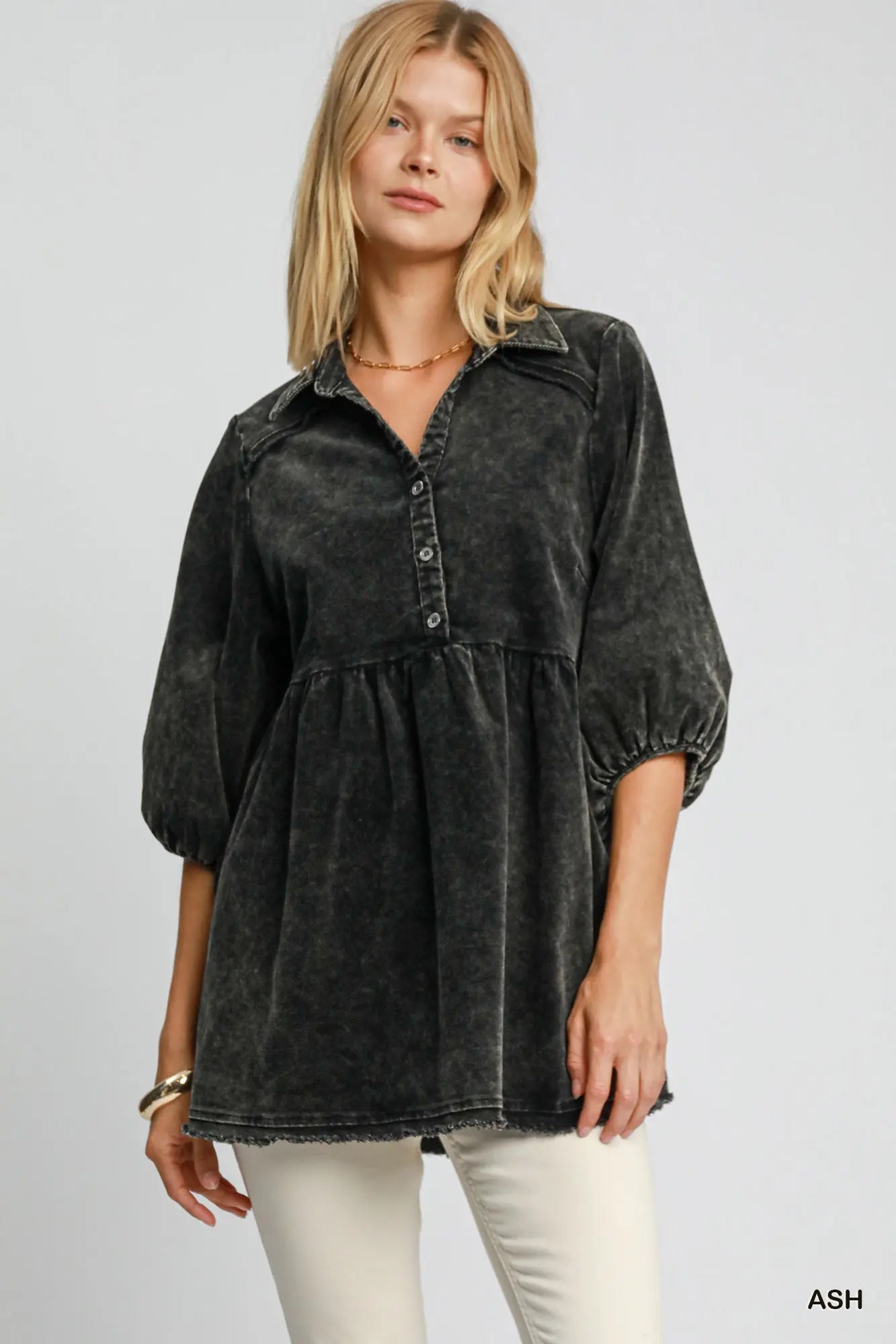 Ashwood Corduroy Tunic Top
