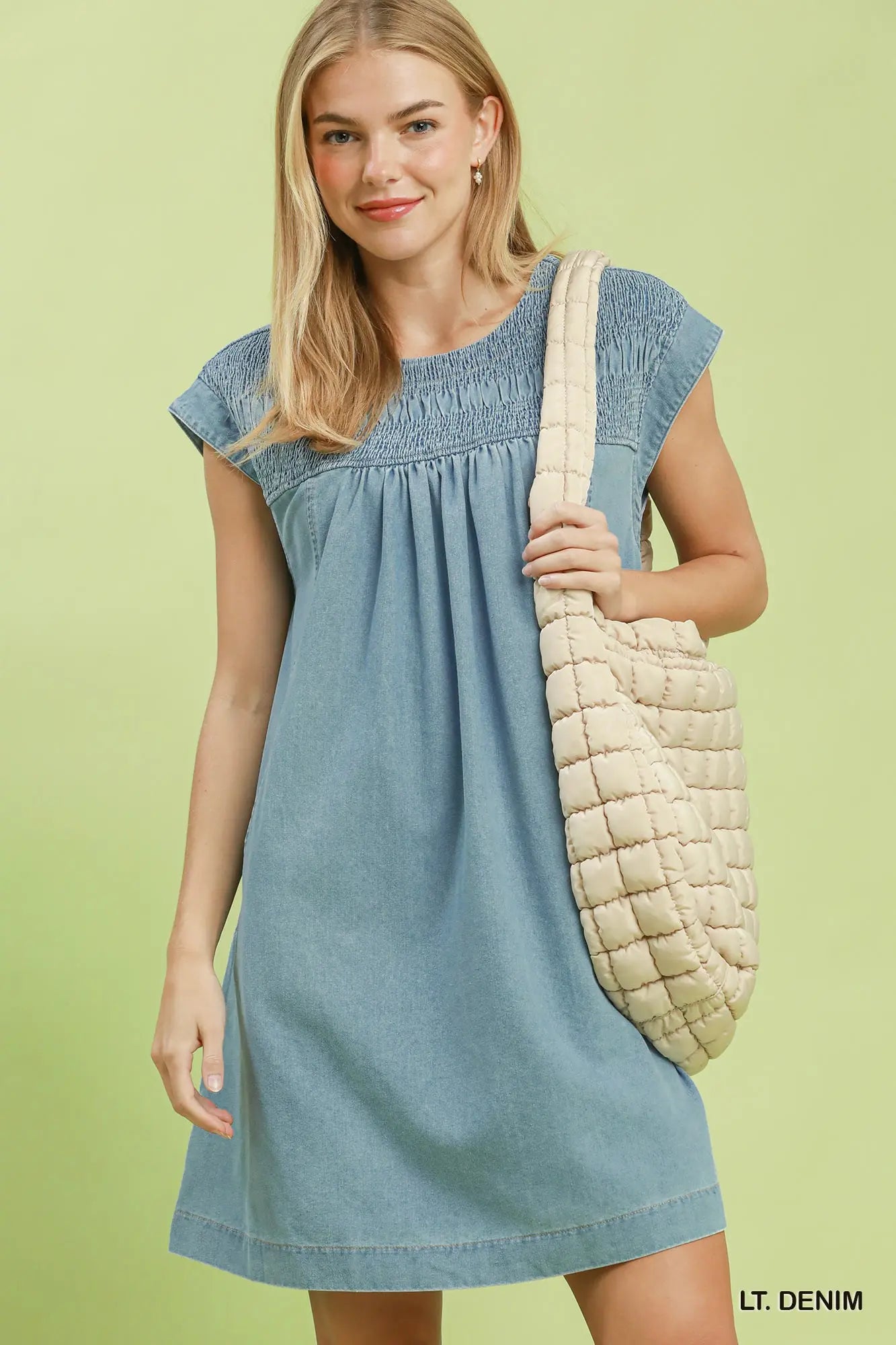 Umgee Light Denim Dress