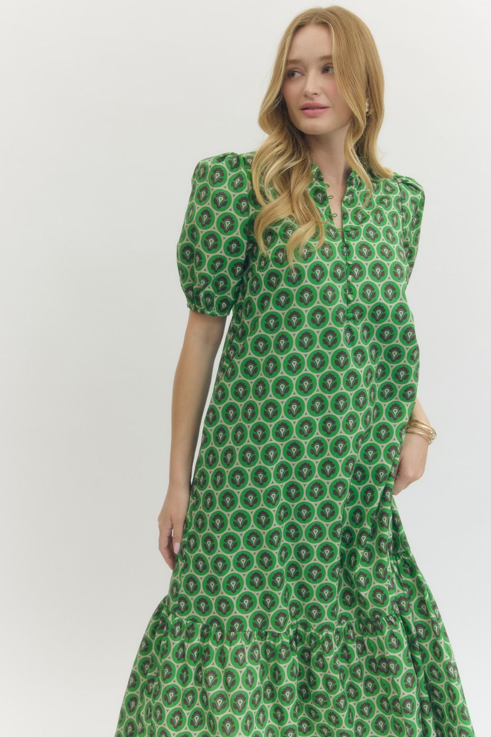 Entro Green Goddess Dress
