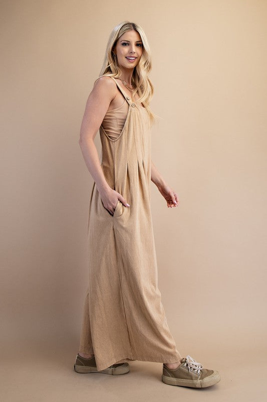 GiGio Mineral Washed Jumpsuit