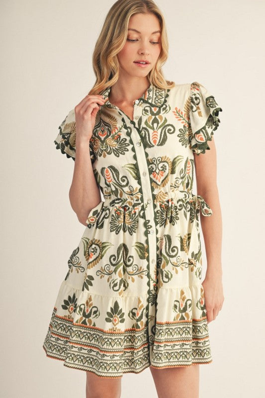 Jodifl Sweet Olive Dress