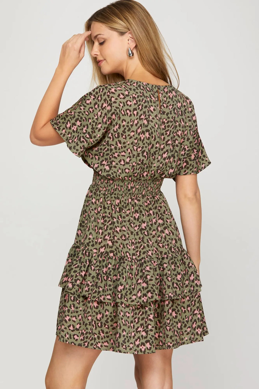She + Sky Leopard Print Dress