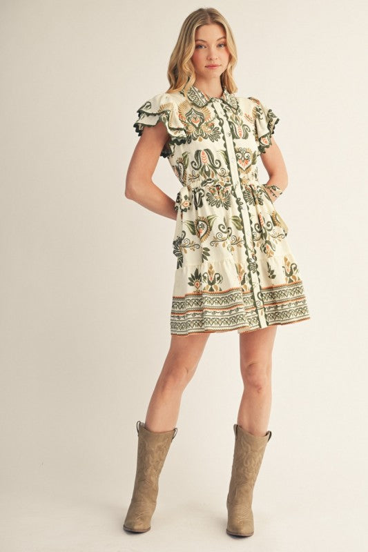 Jodifl Sweet Olive Dress