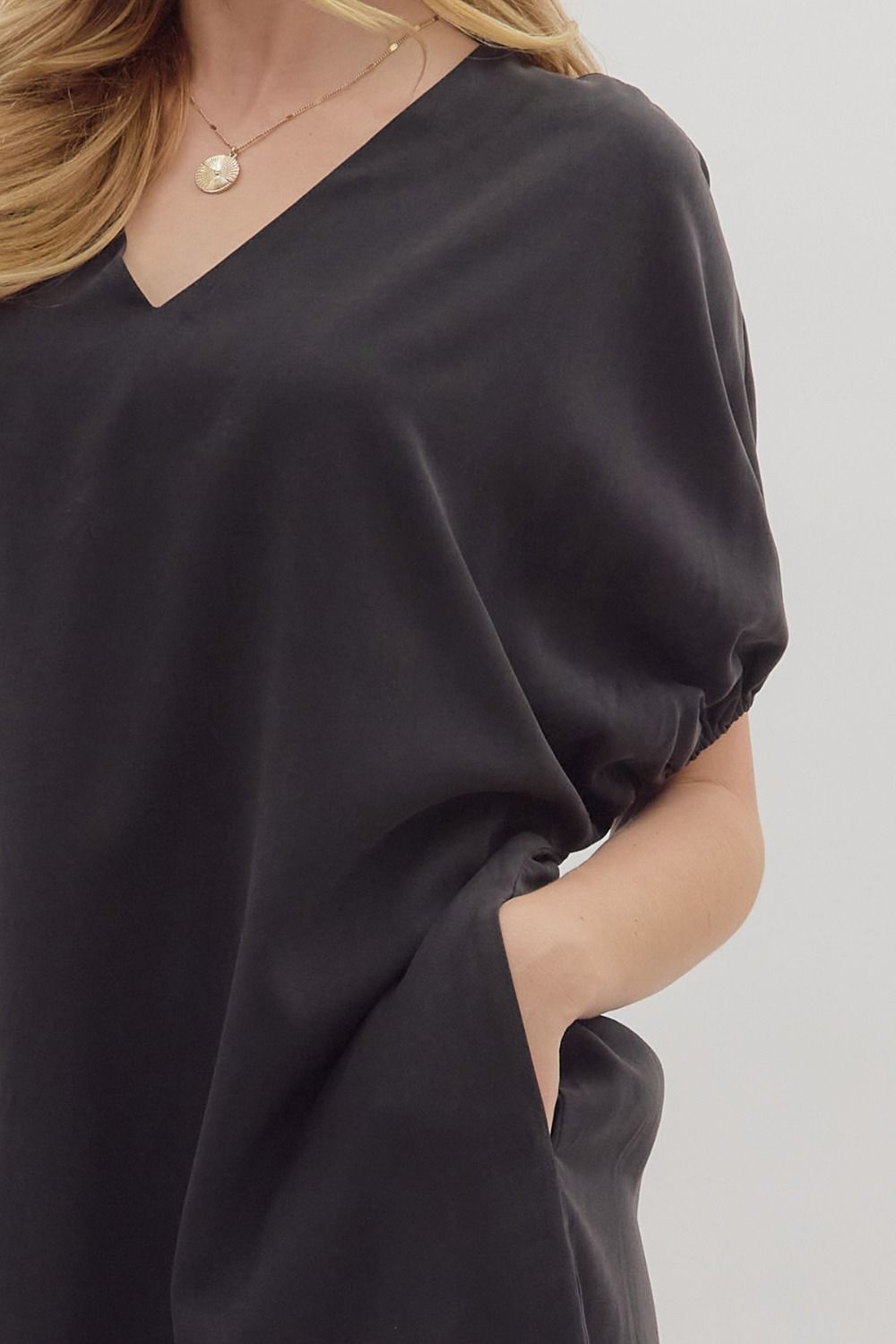 Entro Black Maxi Dress