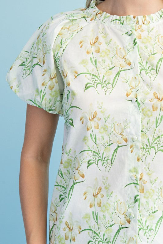 Gigio Floral ButtonDown shirt