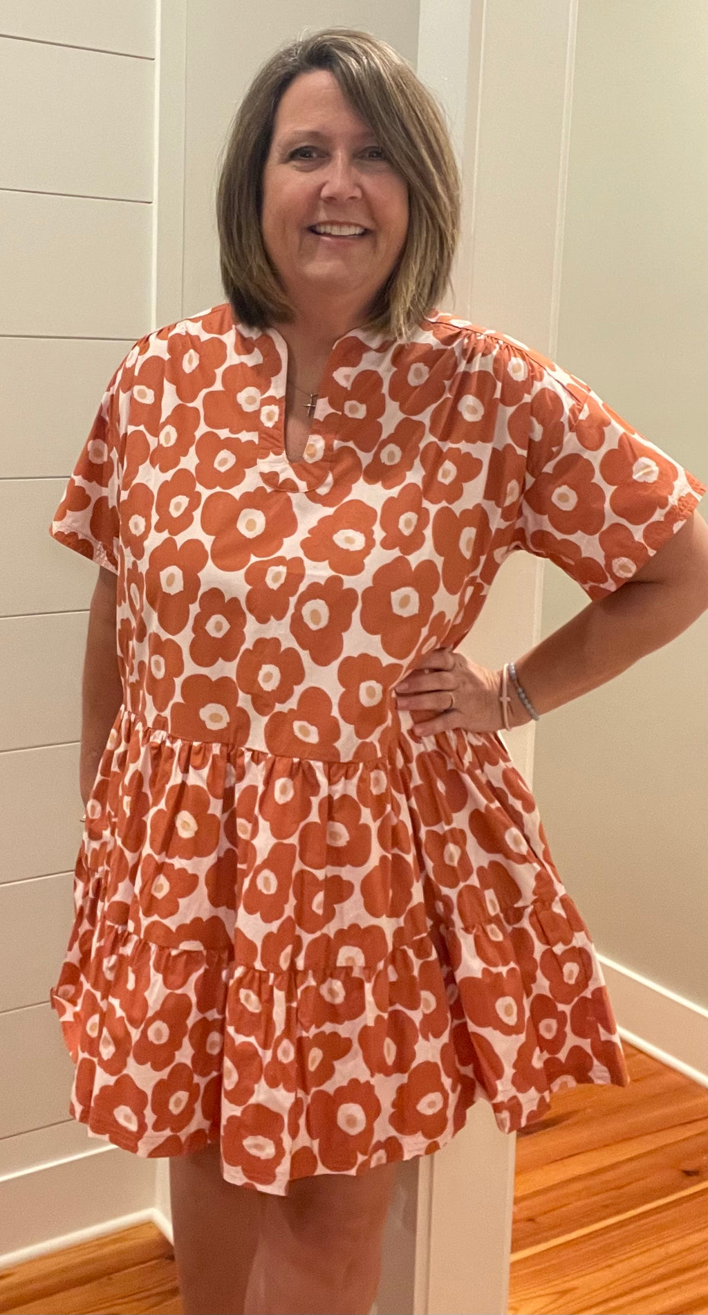 GiGio by Umgee Floral Pop Dress