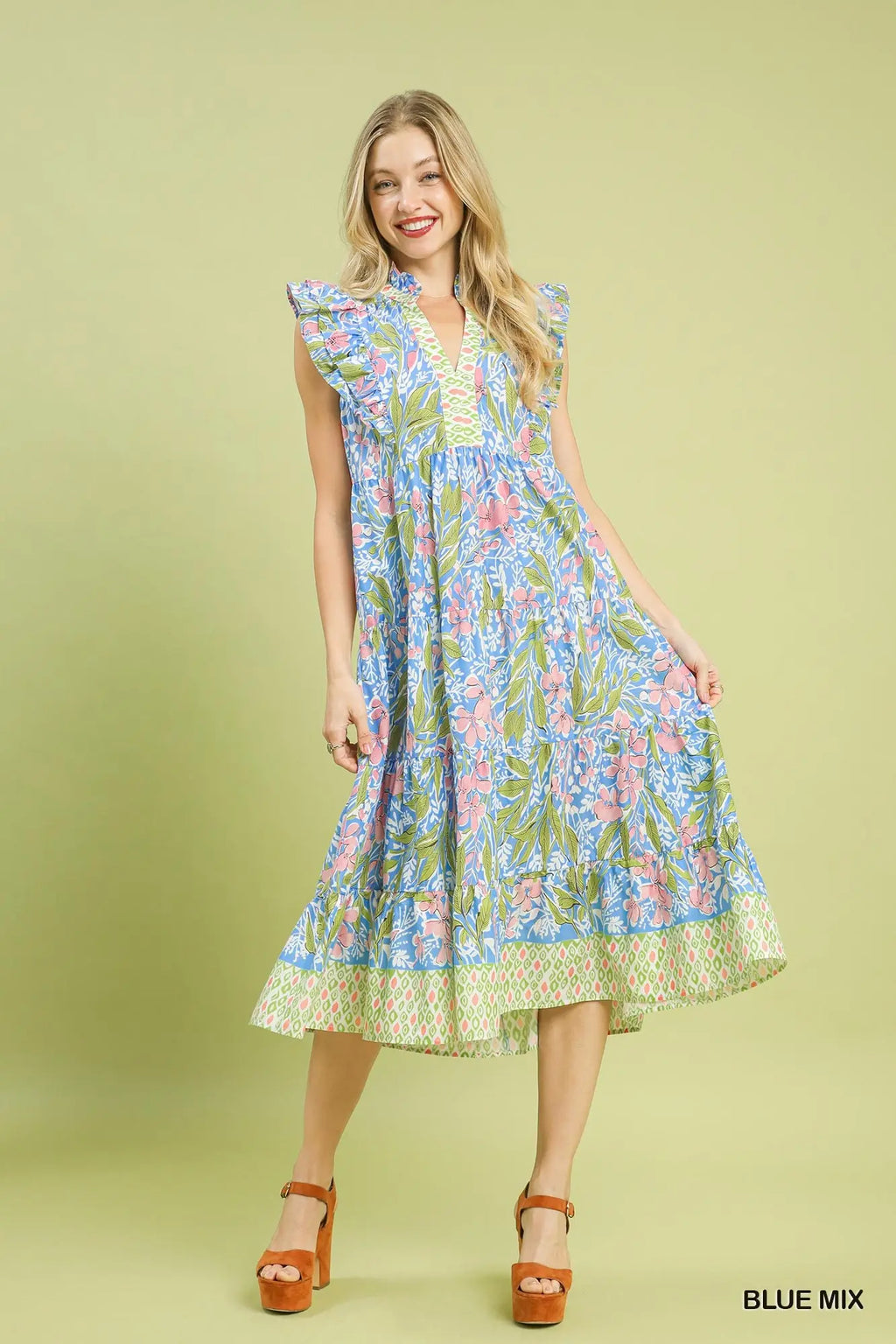 Umgee Spring Floral Dress