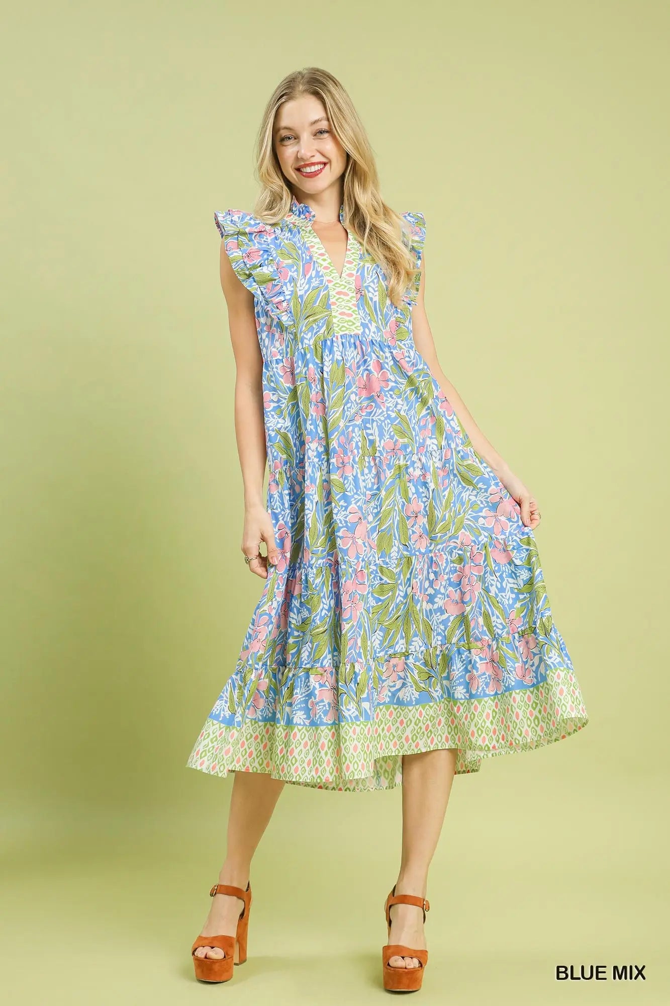 Umgee Spring Floral Dress