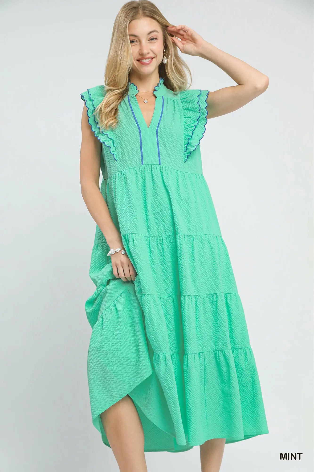 Umgee Spring Mint Dress