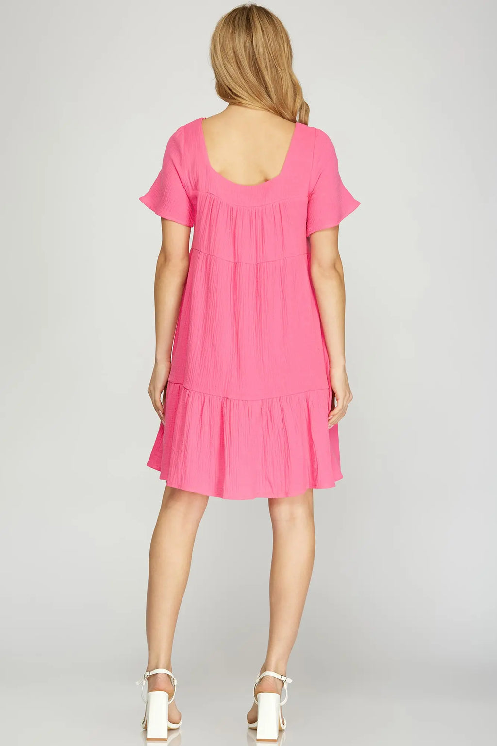 She + Sky Gauze Dress