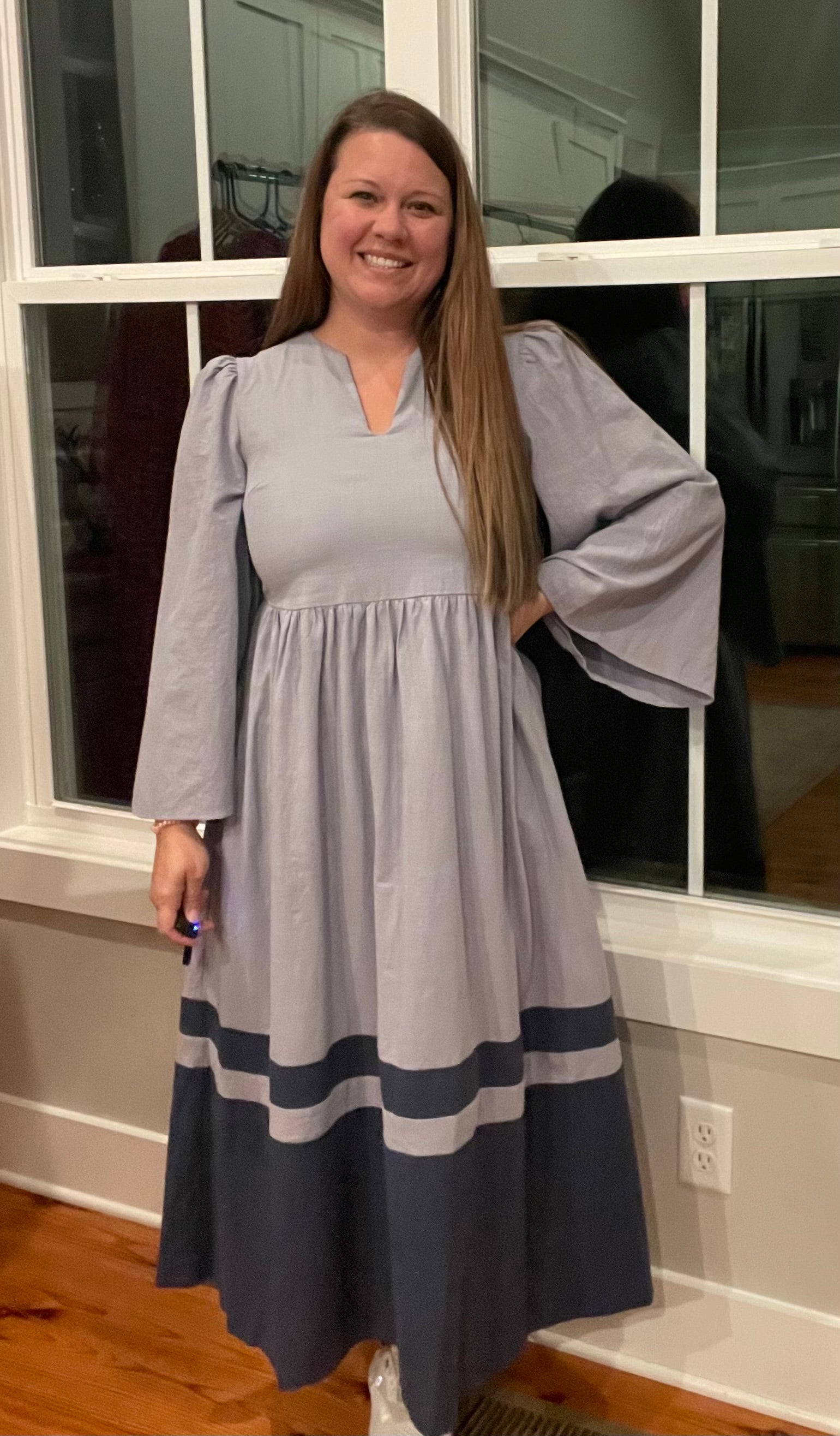 GiGio by Umgee Cool Gray Quiet Charm Dress
