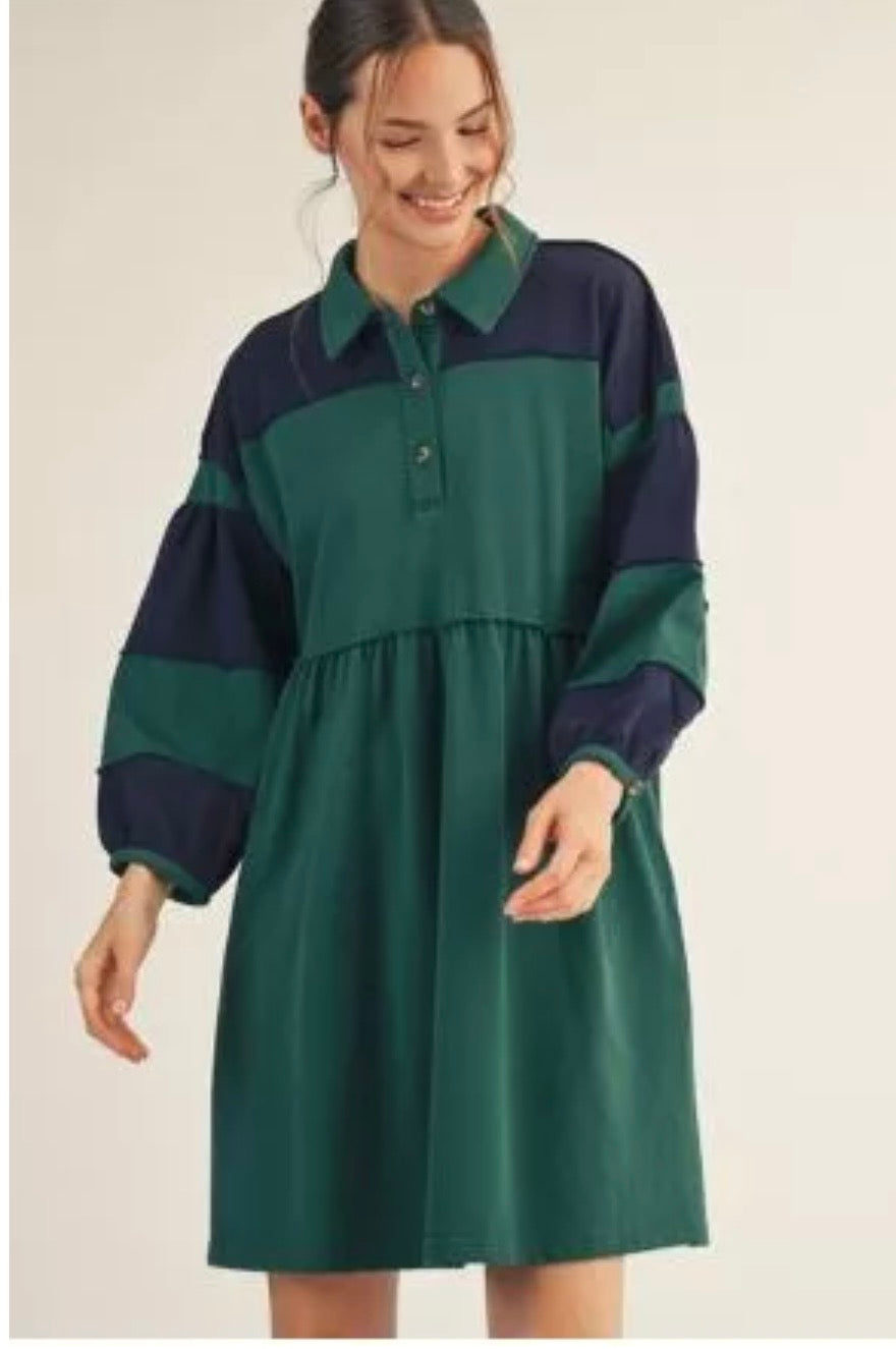 Jodifl Two Tone Shirt Dress