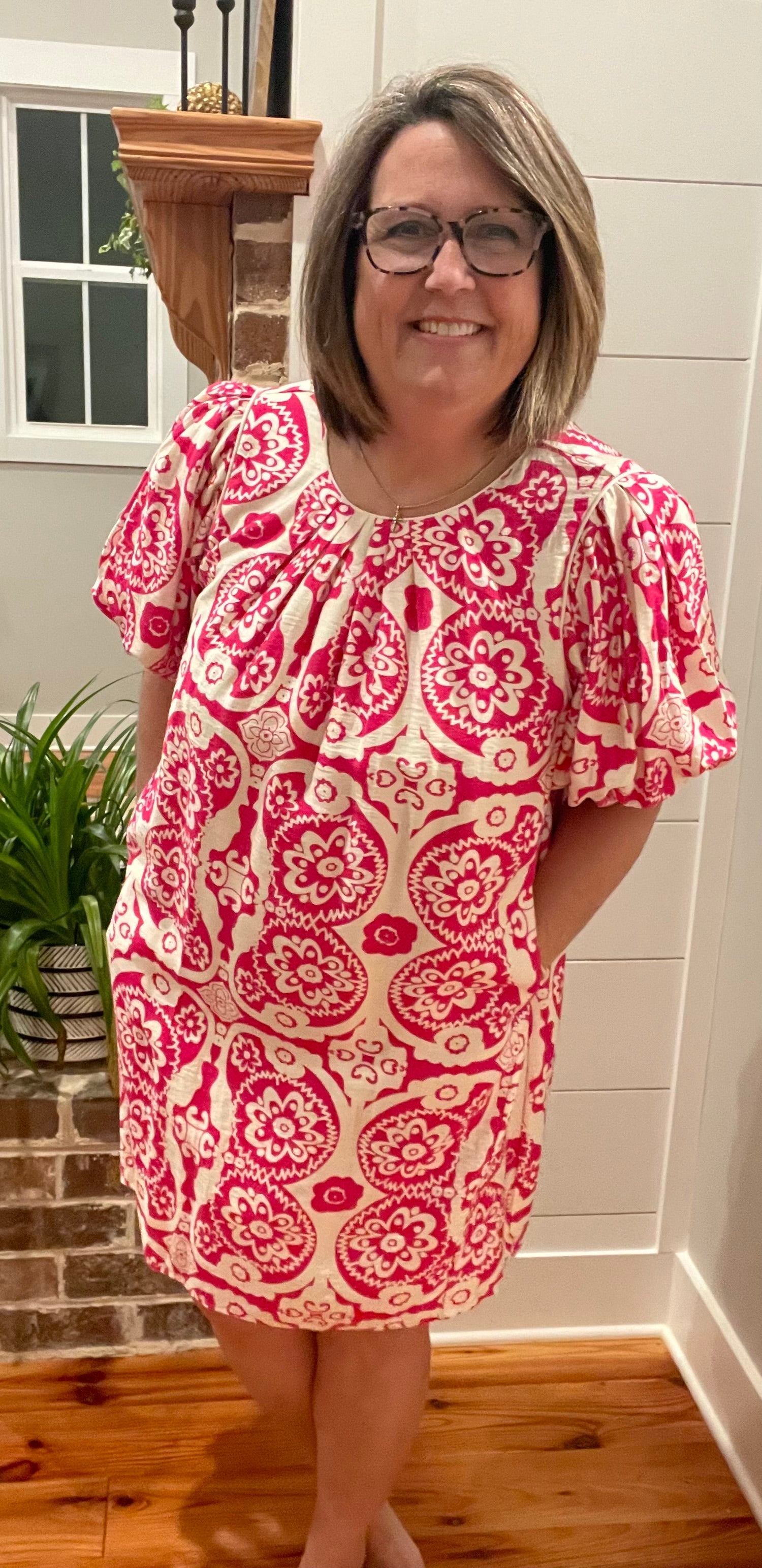 GiGio by Umgee Pop of Pink Dress