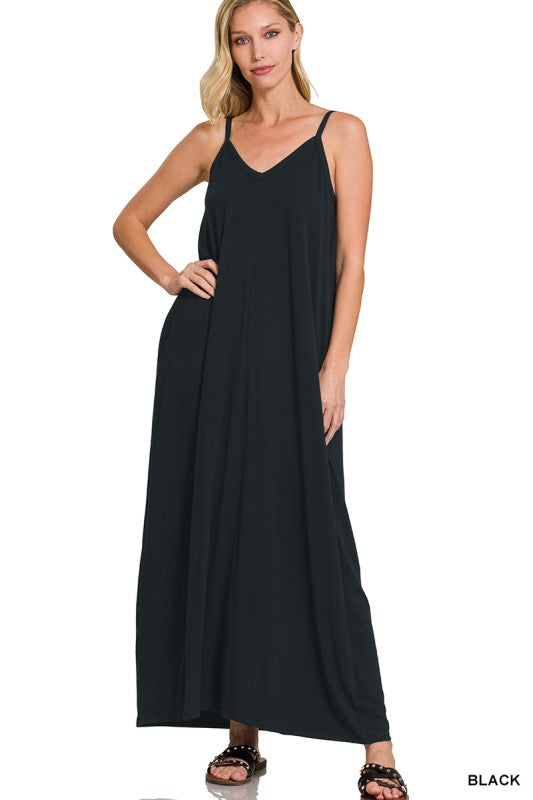 Zenana Black Maxi Dress